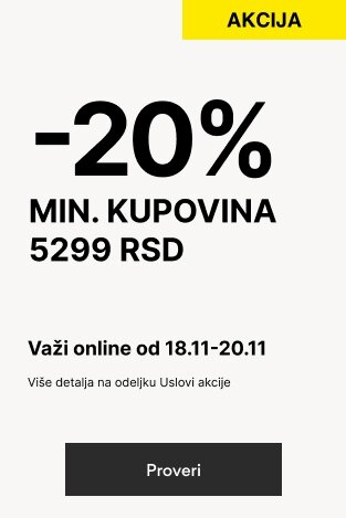 -20% Min. kupovina 5299 RSD