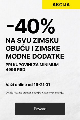 -40% na svu zimsku obuću i zimske modne dodatke