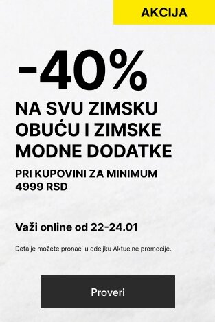 -40% na svu zimsku obuću i zimske modne dodatke