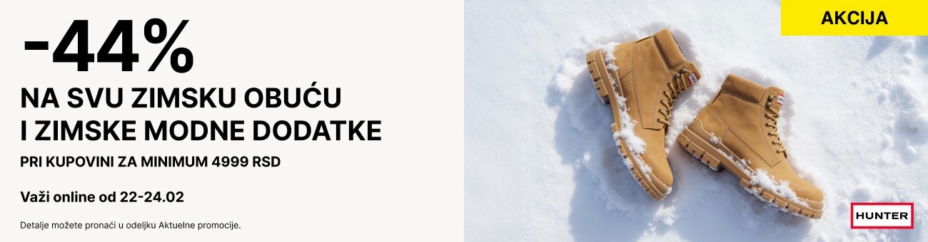 -44% na svu zimsku obuću i zimske modne dodatke