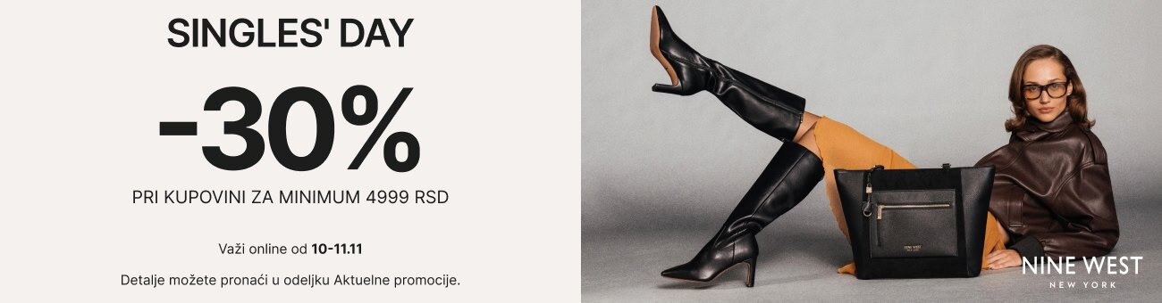 Singles' Day 30% popusta na kupovinu za minimum 4999 RSD