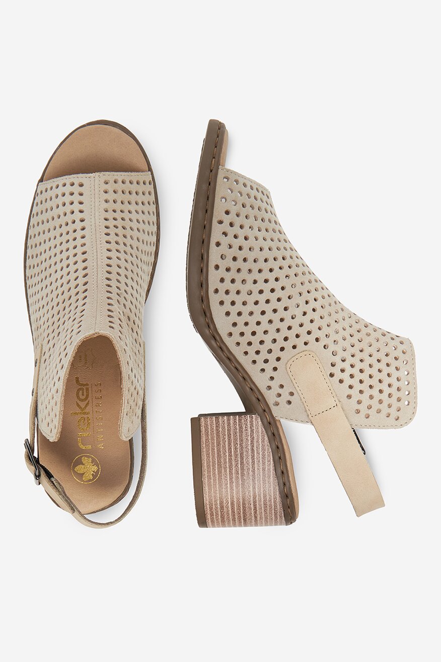 
                Rieker - Sandały skórzane - 5906751836286