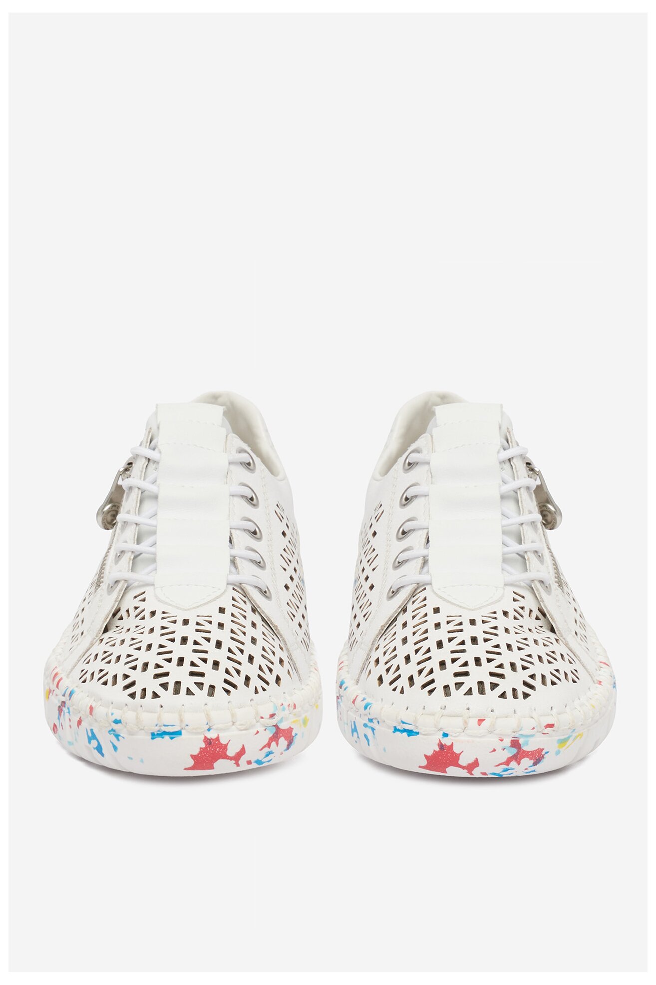 Półbuty Rieker CEO-M2357-80 Biały