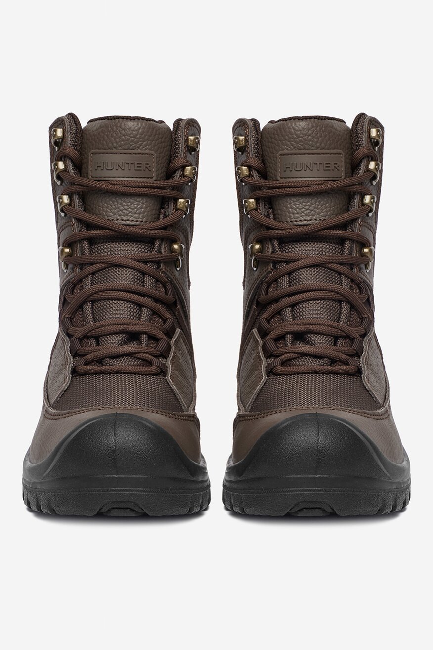 
                HUNTER - Skórzane trzewiki sznurowane - 5906751204092