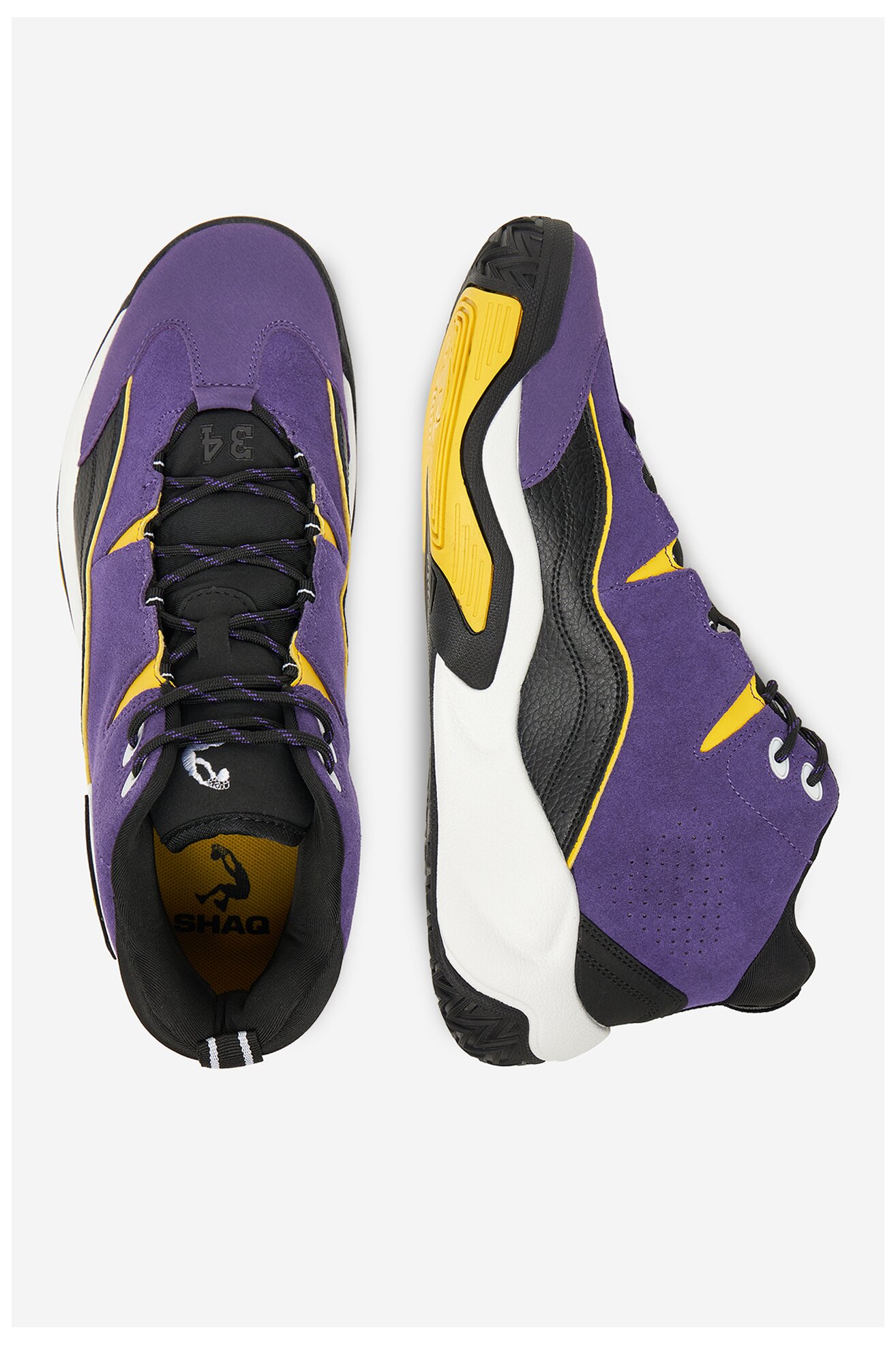 Obuwie sportowe SHAQ EO-H.O.F. AQ95027M-UZ Fioletowy jasny