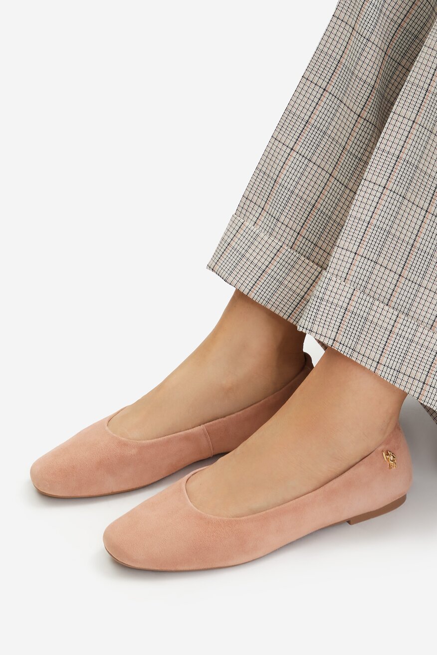 
                U.S. POLO ASSN. - Baleriny skórzane - 5906751922286