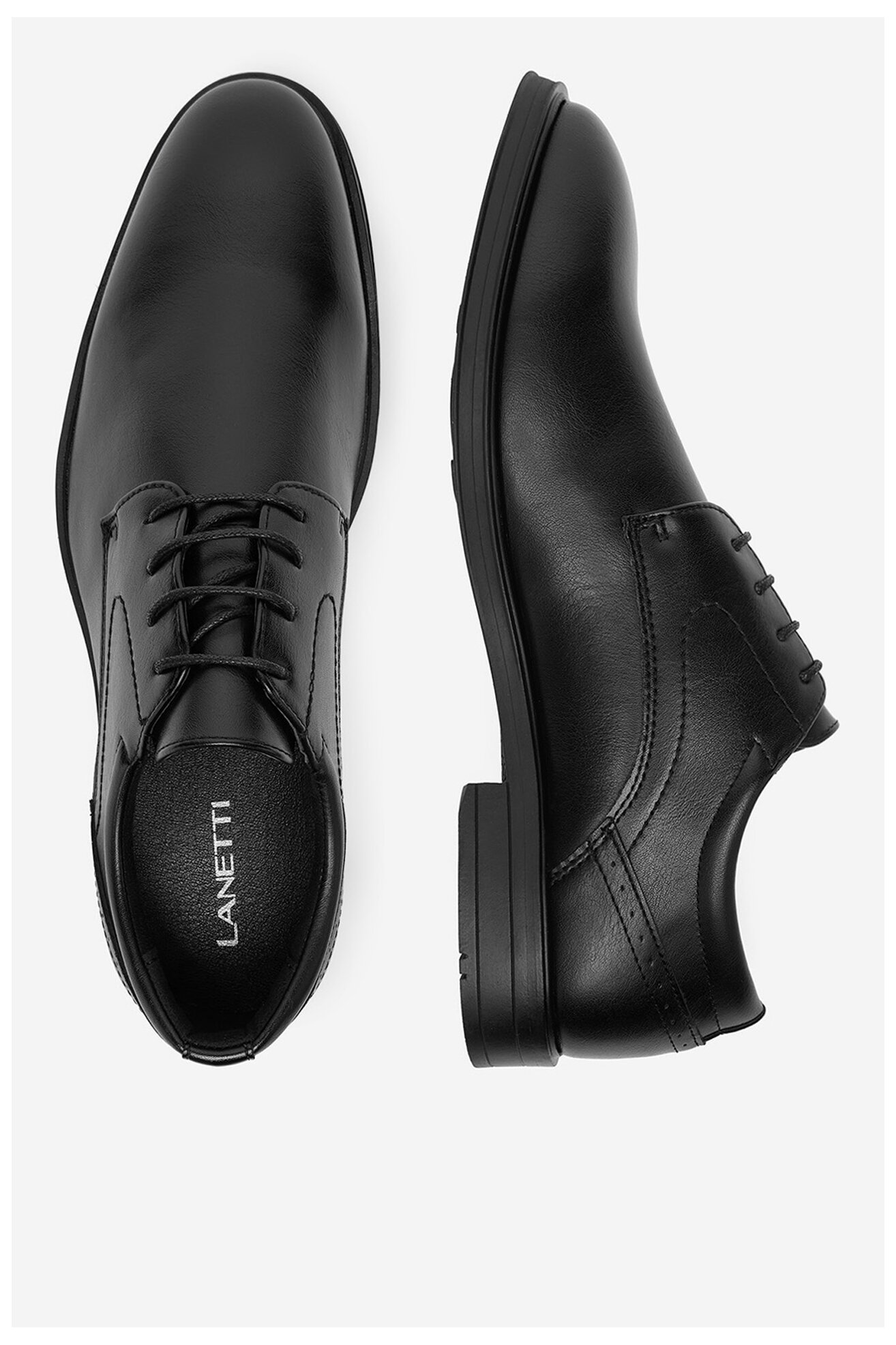 Półbuty Lanetti CEO-VASCO-01 Czarny