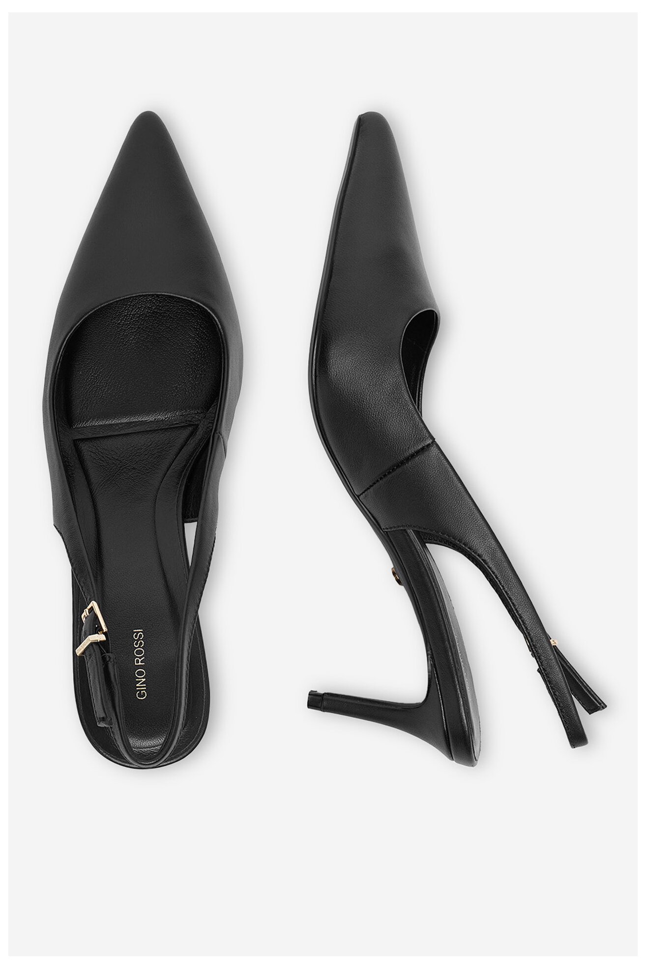 Елегантни обувки Gino Rossi C-CD25-275-1 ЧЕРЕН