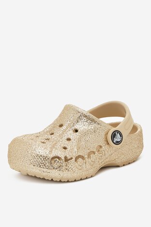 Папуче за базен Crocs C-BAYA GLITTER CLOG T 207014-11S ZLATNA
