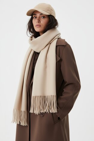 Шарф Жіночий NINE WEST CEO-NW-W4-002-AW26 БЕЖЕВИЙ