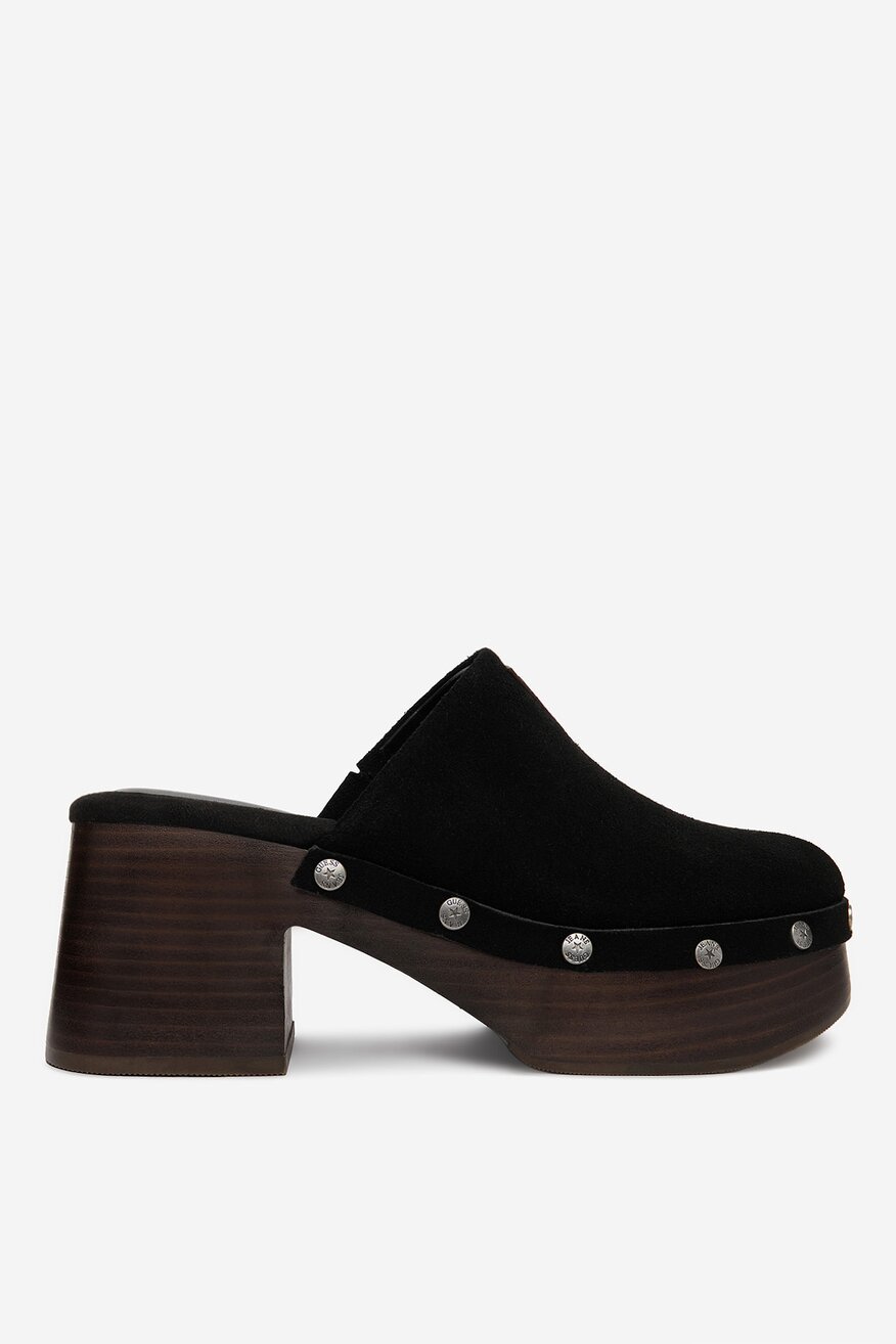 
                GUESS JEANS - Klapki skórzane - 5907964055822