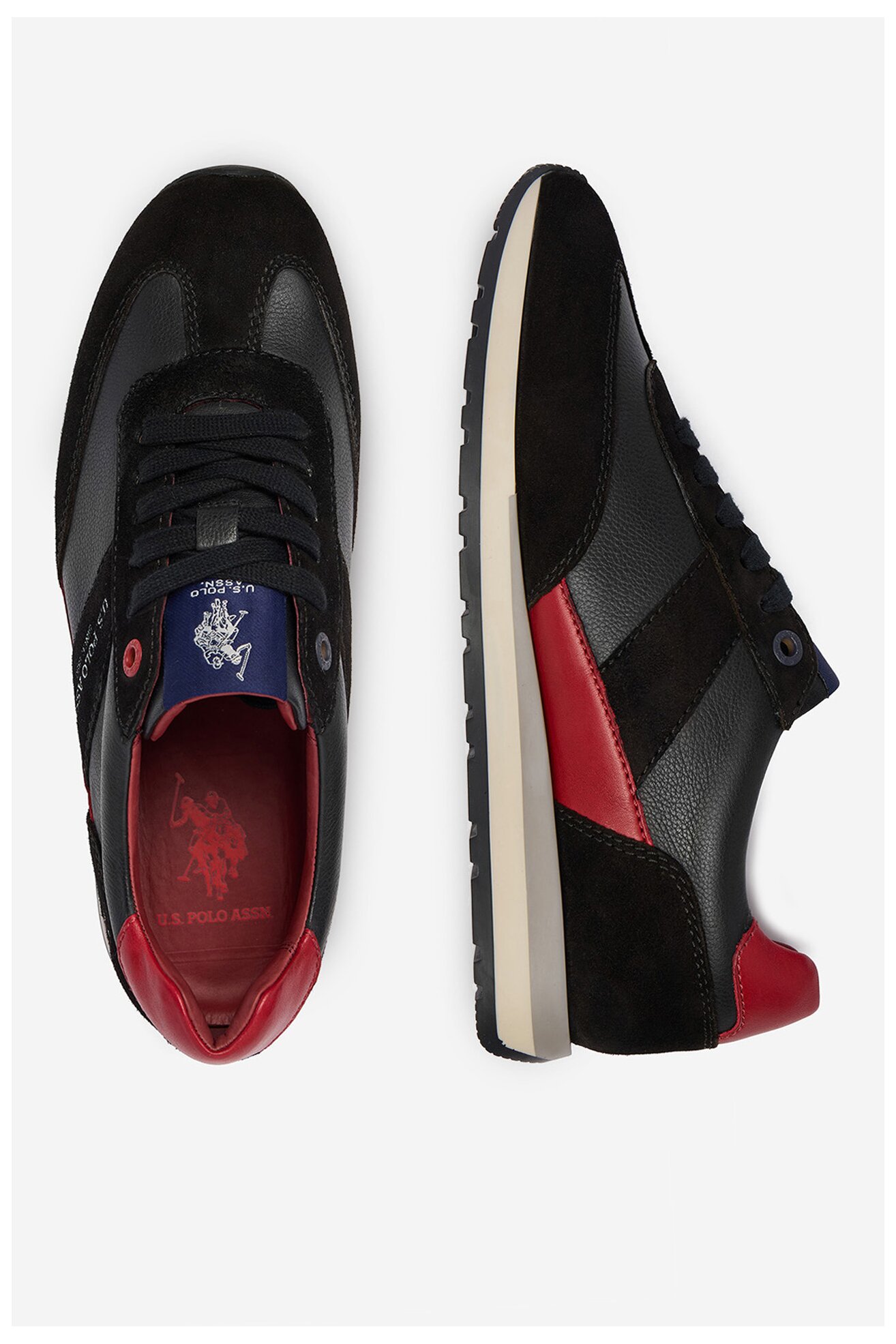 Sneakers U.S. POLO ASSN. EO-SEANY001M/6LS1 Czarny