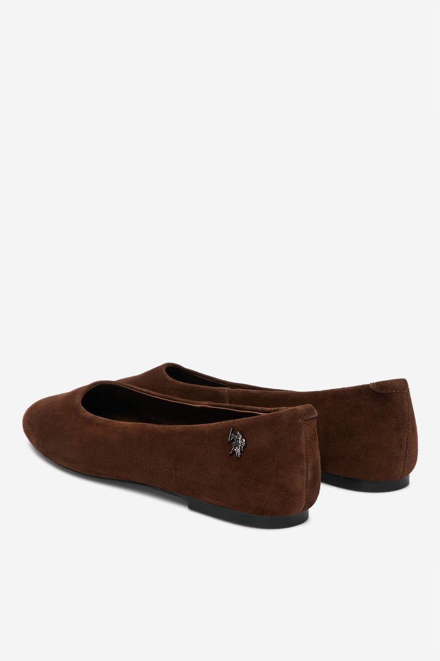 
                U.S. POLO ASSN. - Baleriny skórzane - 5906751922415