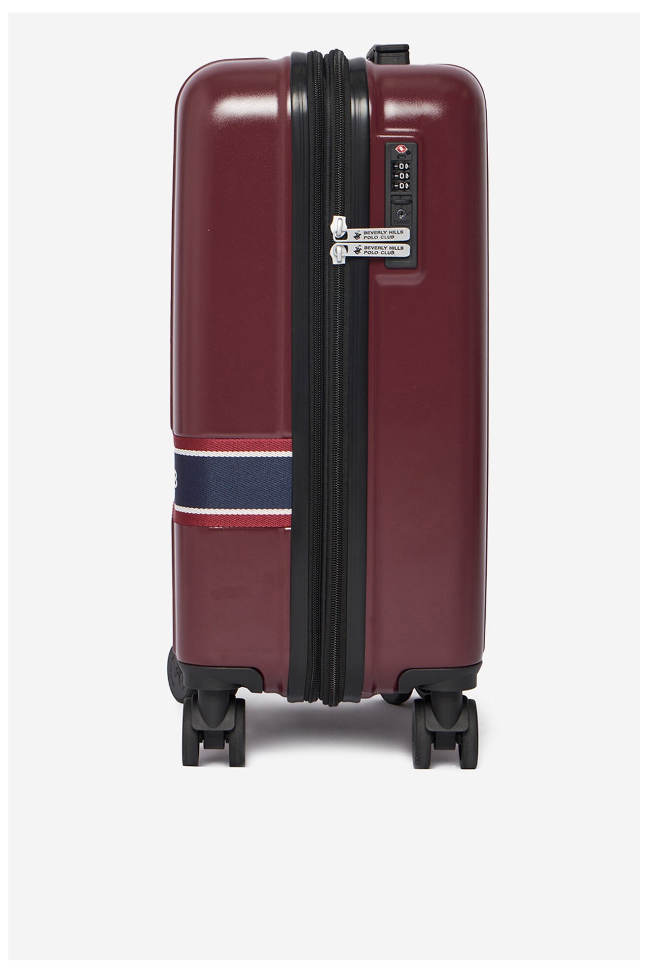 Bőrönd Beverly Hills Polo Club CEO-BHPC-S-007-08-BURGUNDY BORDÓ