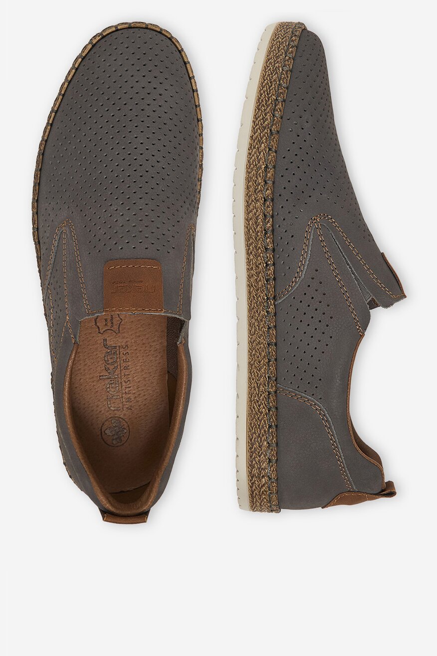 
                        Półbuty Rieker CEO-B5258-40 Szary ciemny - 5906751773543