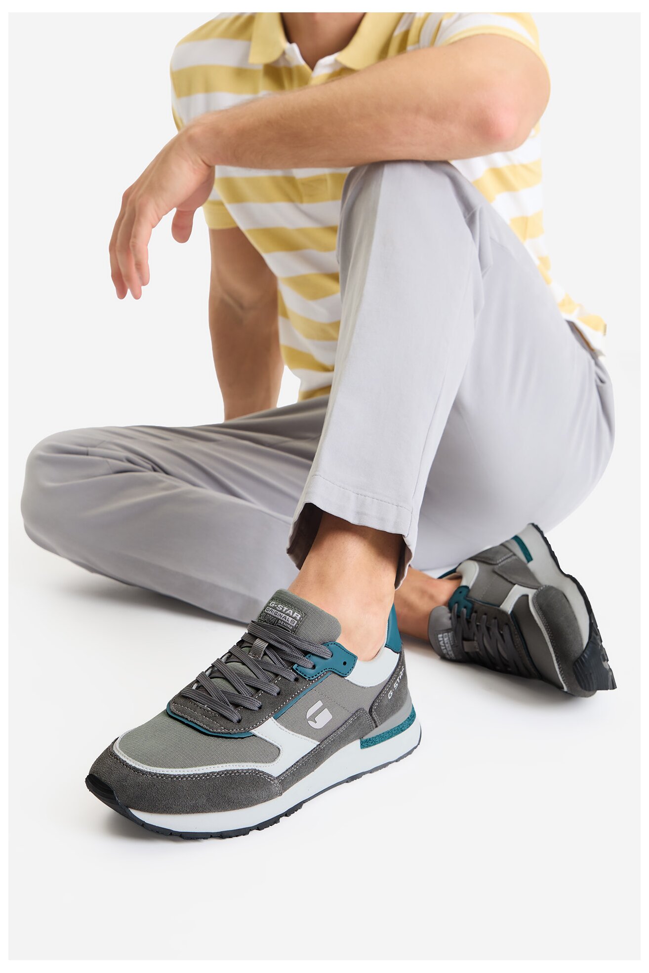 Sneakers G-STAR RAW EO-LUK-01 Szary