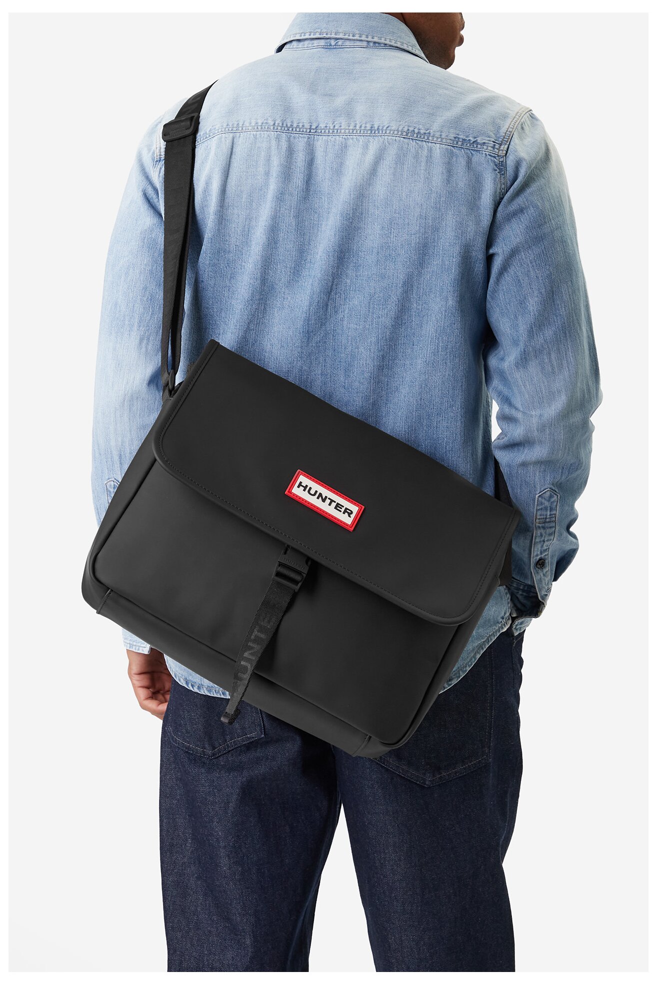 Torba męska HUNTER CEO-HTR-F-002-09 Czarny