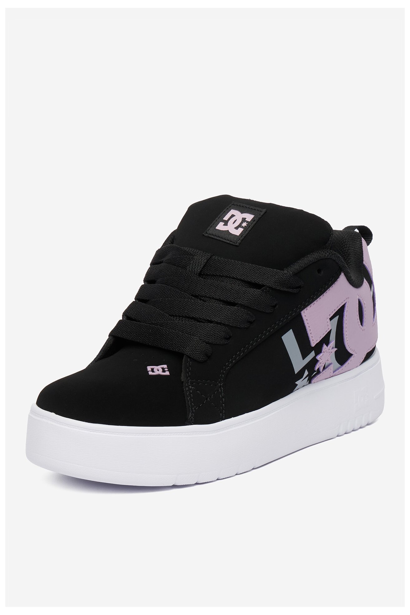 Obuwie sportowe DC Shoes EO-COURT GRAFFIK PLATFORM DC02422003 Czarny