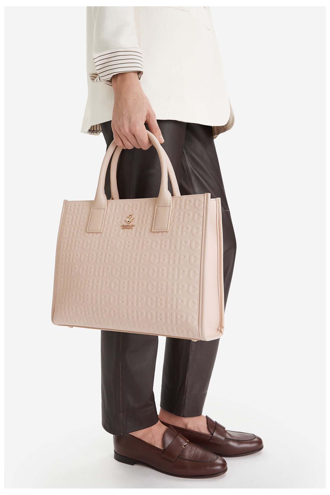 Torebka Beverly Hills Polo Club EO-BHPC-S-002-09 Ivory