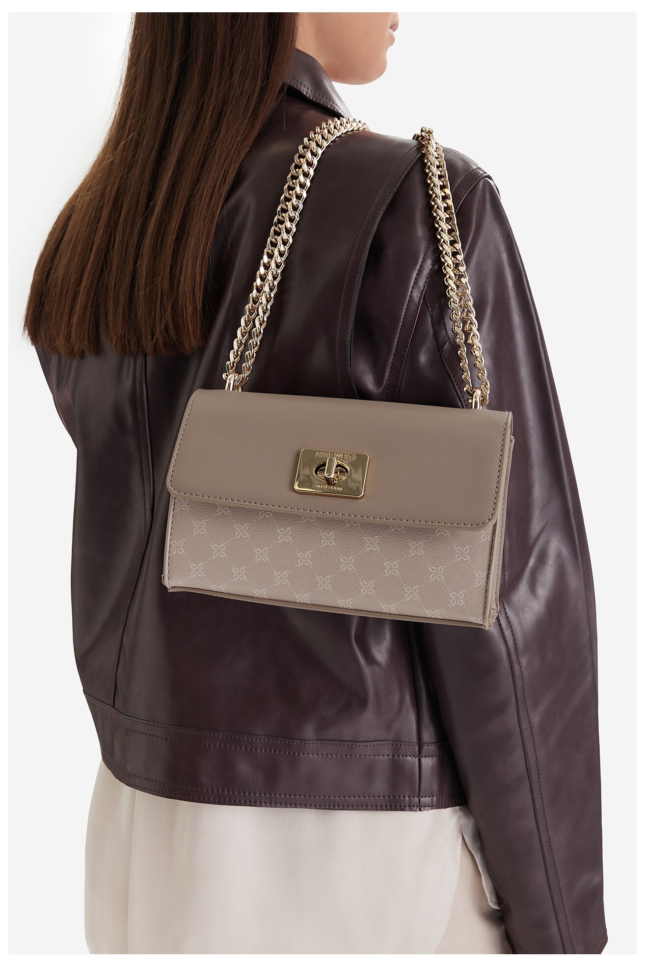 Kézitáska NINE WEST CEO-Nyxa-KY219 SZÜRKE