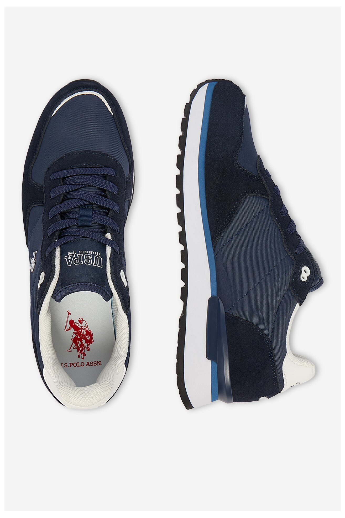 Sneakers U.S. POLO ASSN. EO-SMYTH001M/6TS1 Granatowy