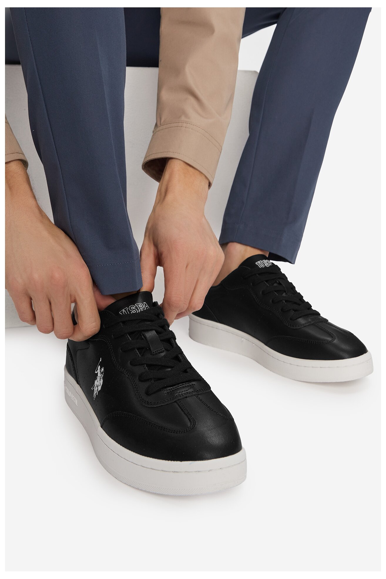 Sneakers U.S. POLO ASSN. EO-ROWAN001M/6L1 Czarny