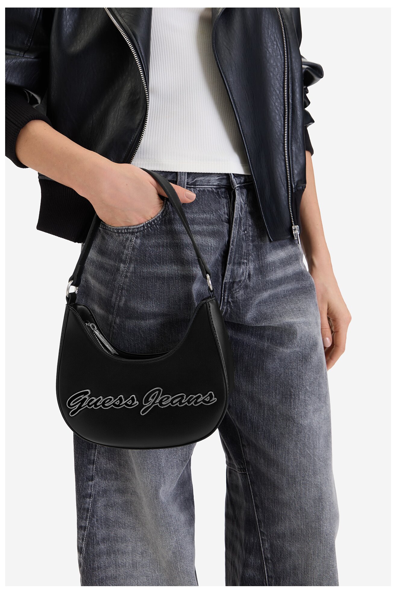 Сумка З Ремінцем GUESS JEANS WBEO-GUESS-B-014-09 ЧОРНИЙ