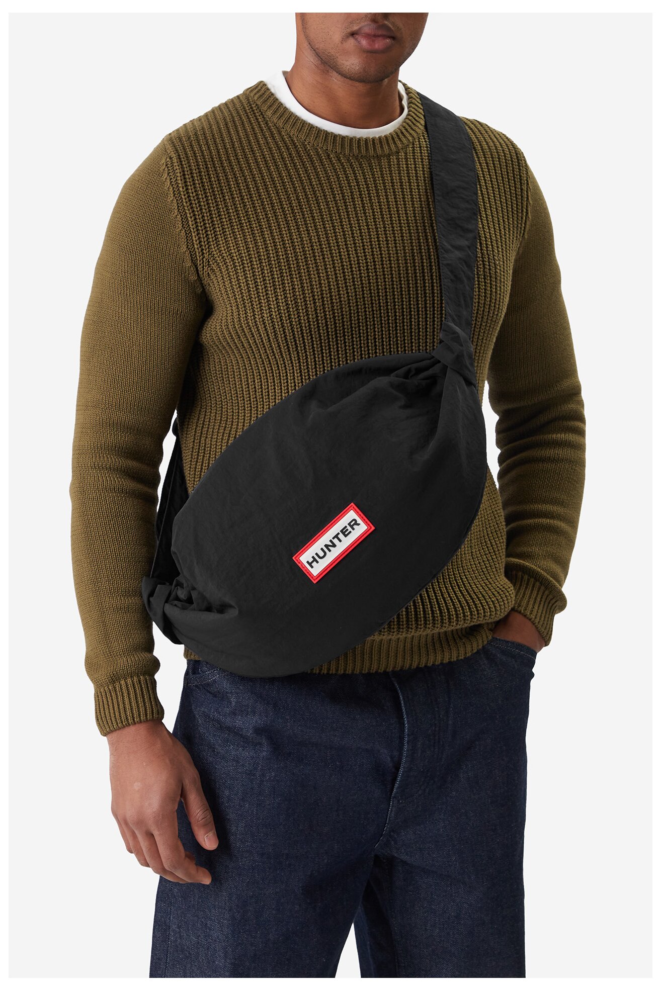 Мъжка чанта HUNTER CWBEO-HTR-F-001-09 ЧЕРЕН