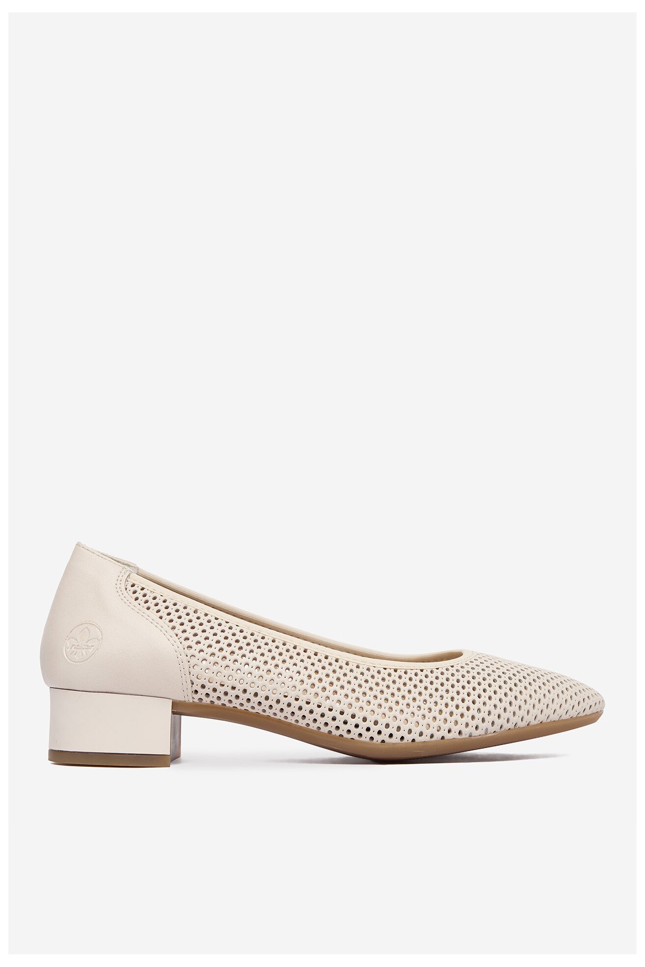 Czółenka Rieker CEO-43459-60 Beżowy