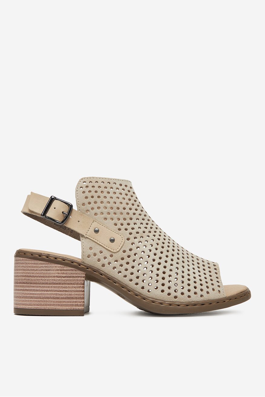 
                Rieker - Sandały skórzane - 5906751836286