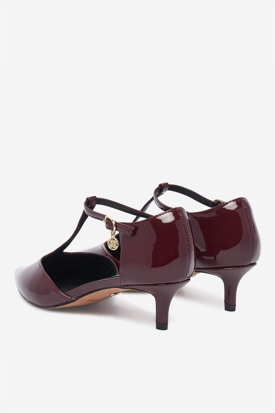 
                Туфлі-Човники NINE WEST СВІТЛО-БОРДОВИЙ - 5907964439394
