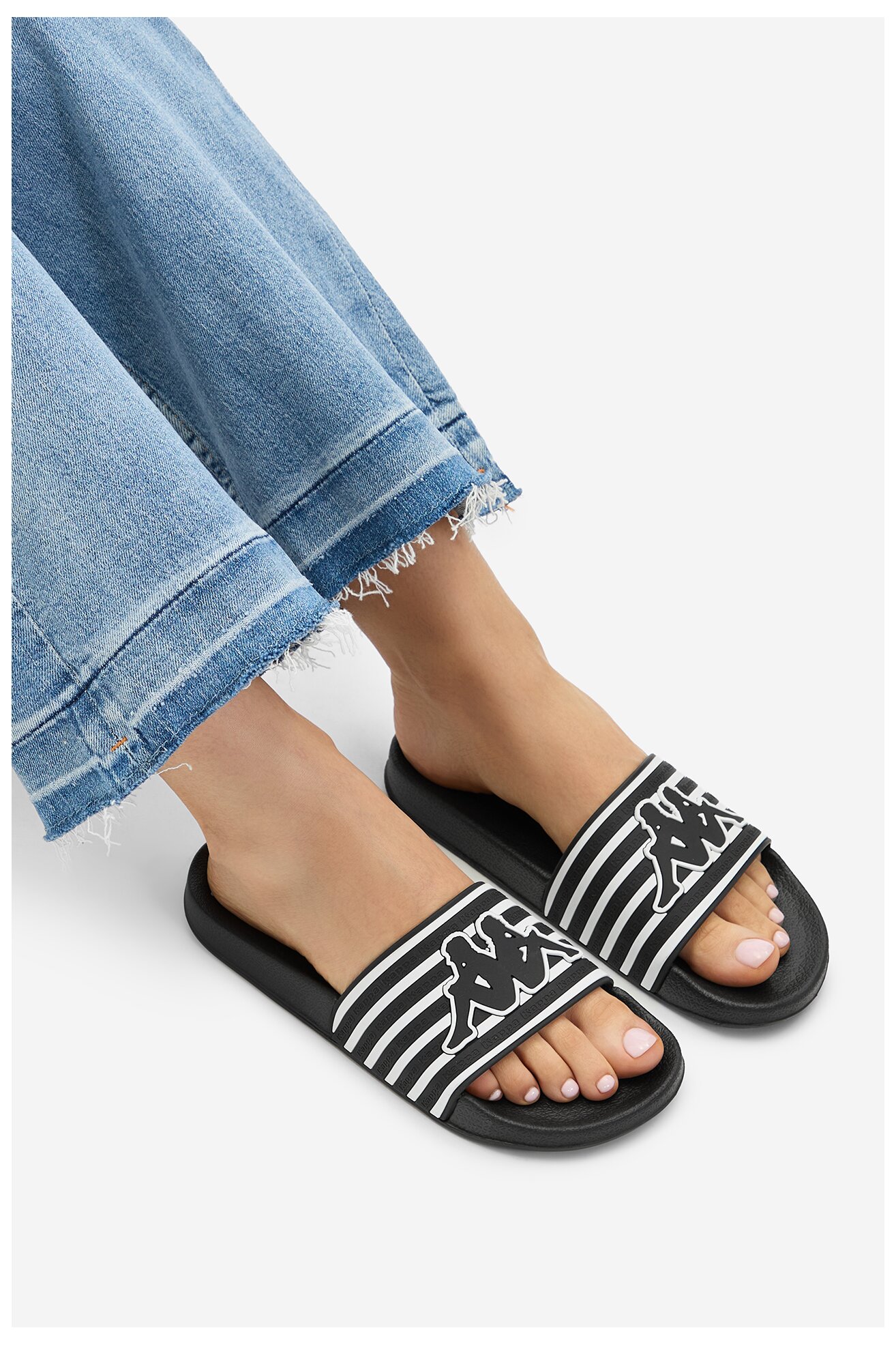 Klapki basenowe Kappa CEO-864089A-W Czarny