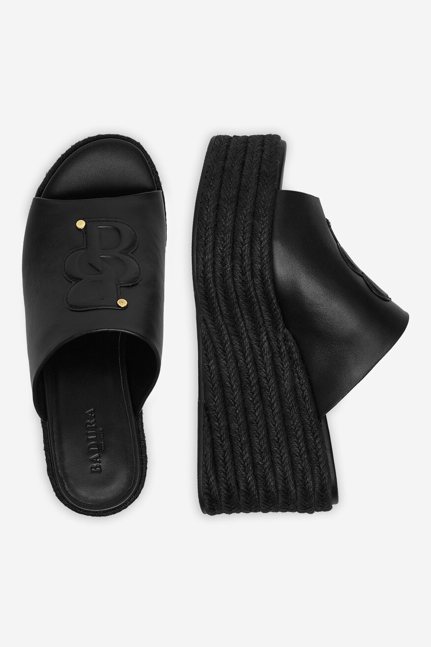 
                Badura - Espadryle skórzane - 5906751818084