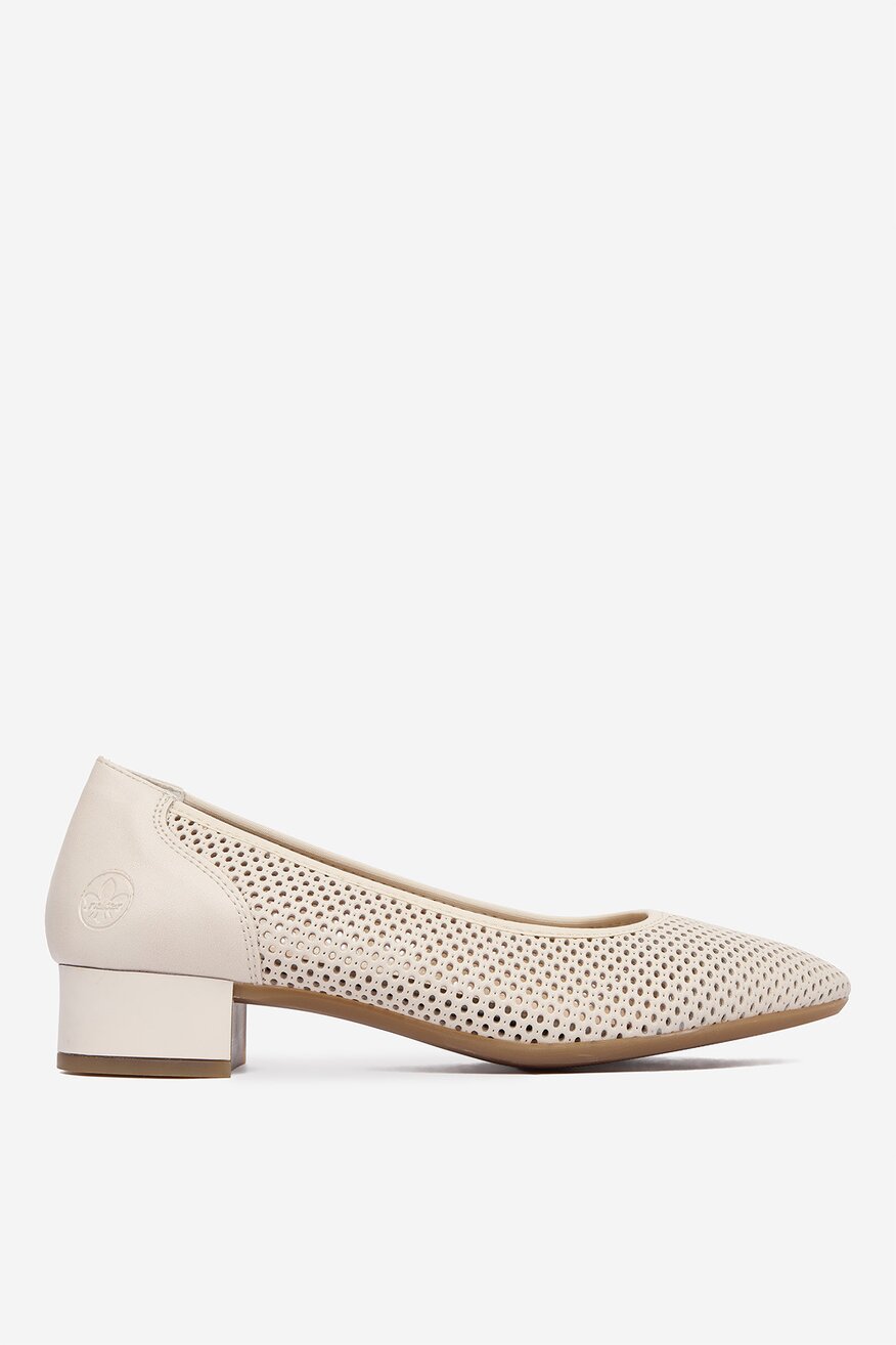 
                Rieker - Czółenka skórzane - 5906751831168