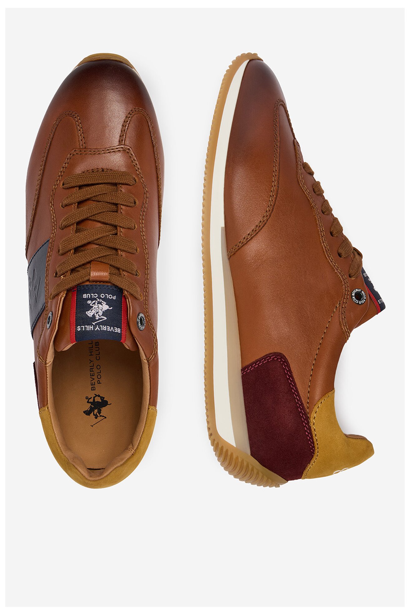 Sneakers Beverly Hills Polo Club EO-SCOTT-10 MI08 Koniakowy