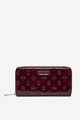 Гаманець Жіночий NINE WEST CEO-NW-W1-003-AW26 СВІТЛО-БОРДОВИЙ