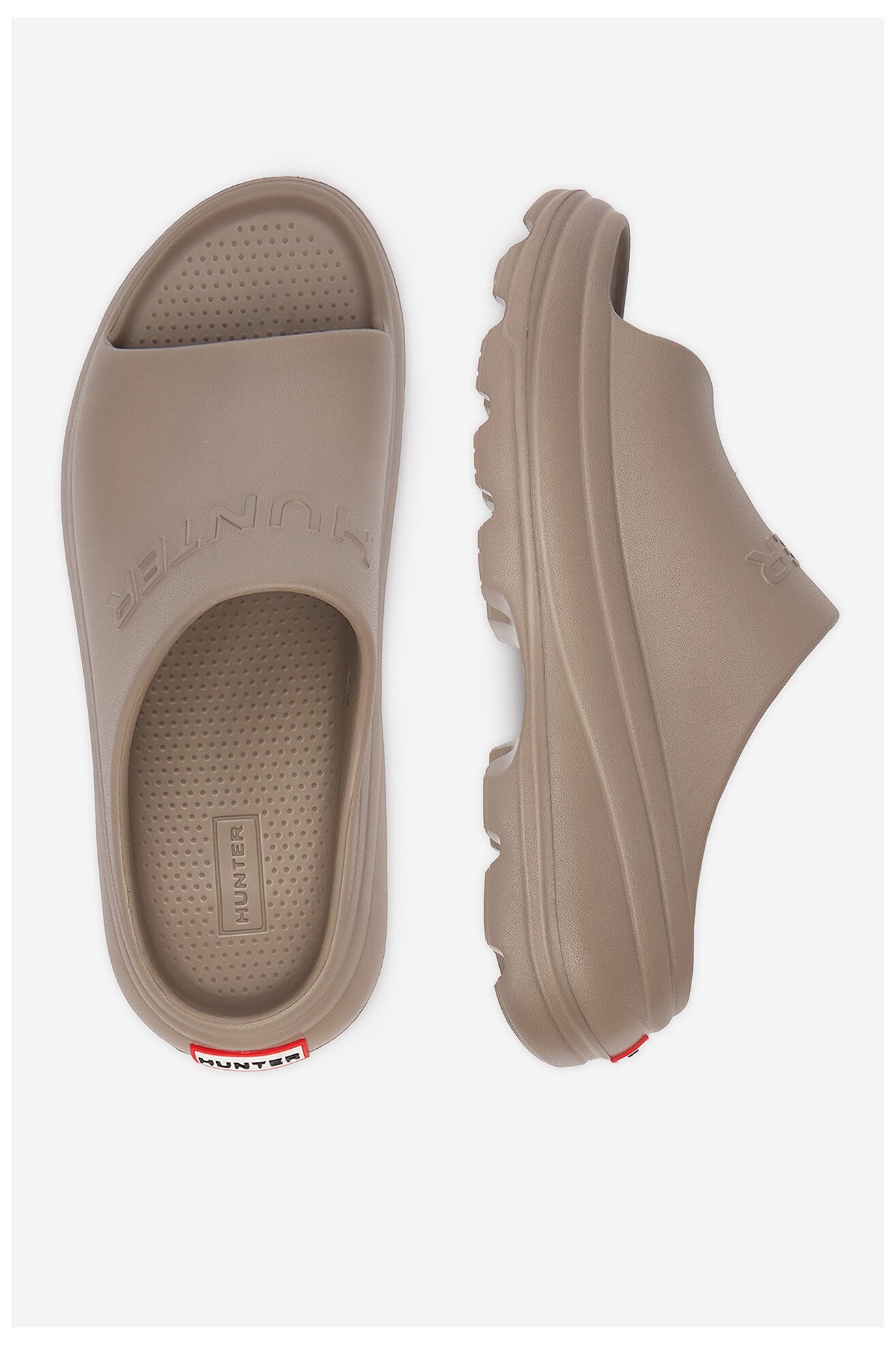 Klapki HUNTER CEOWB-835337 TAUPE