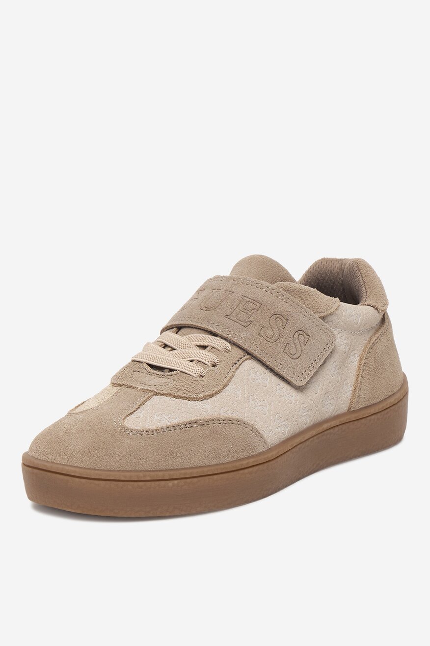 
                GUESS - Sneakersy skórzane - 5906751757727