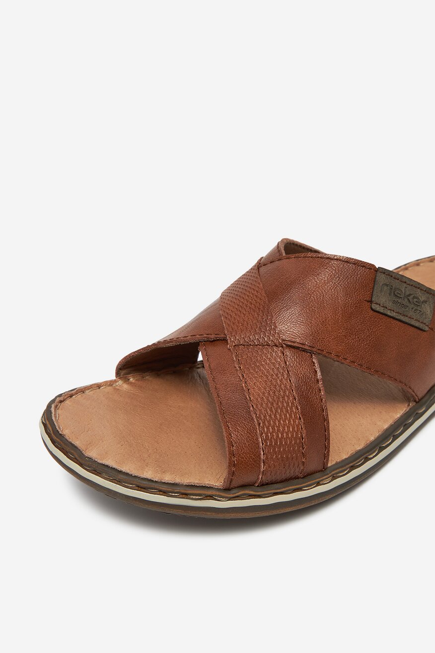 
                Rieker - Klapki skórzane - 5906751771020