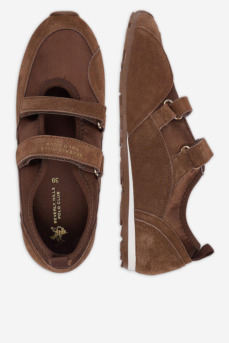 
                Beverly Hills Polo Club - Sneakersy skórzane - 5906751850459