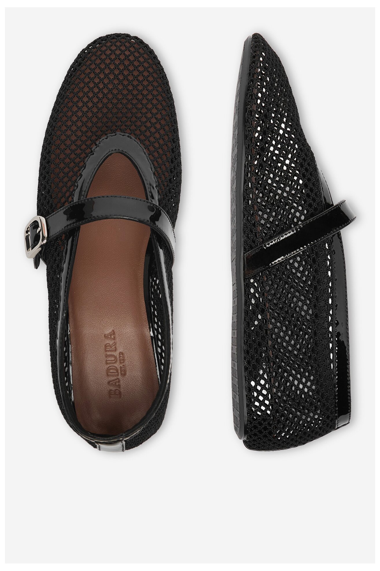 Балетки Badura MIMOSA-SLT-24067P-52 ЧОРНИЙ