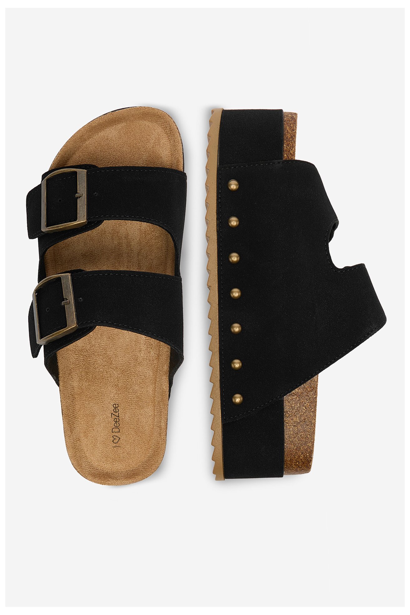 Klapki DeeZee CEO-WS069 Czarny