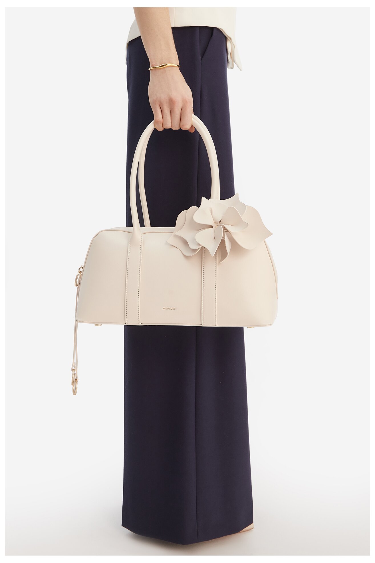 Сумка З Ремінцем Gino Rossi C-LDA8017A ІВОРИ