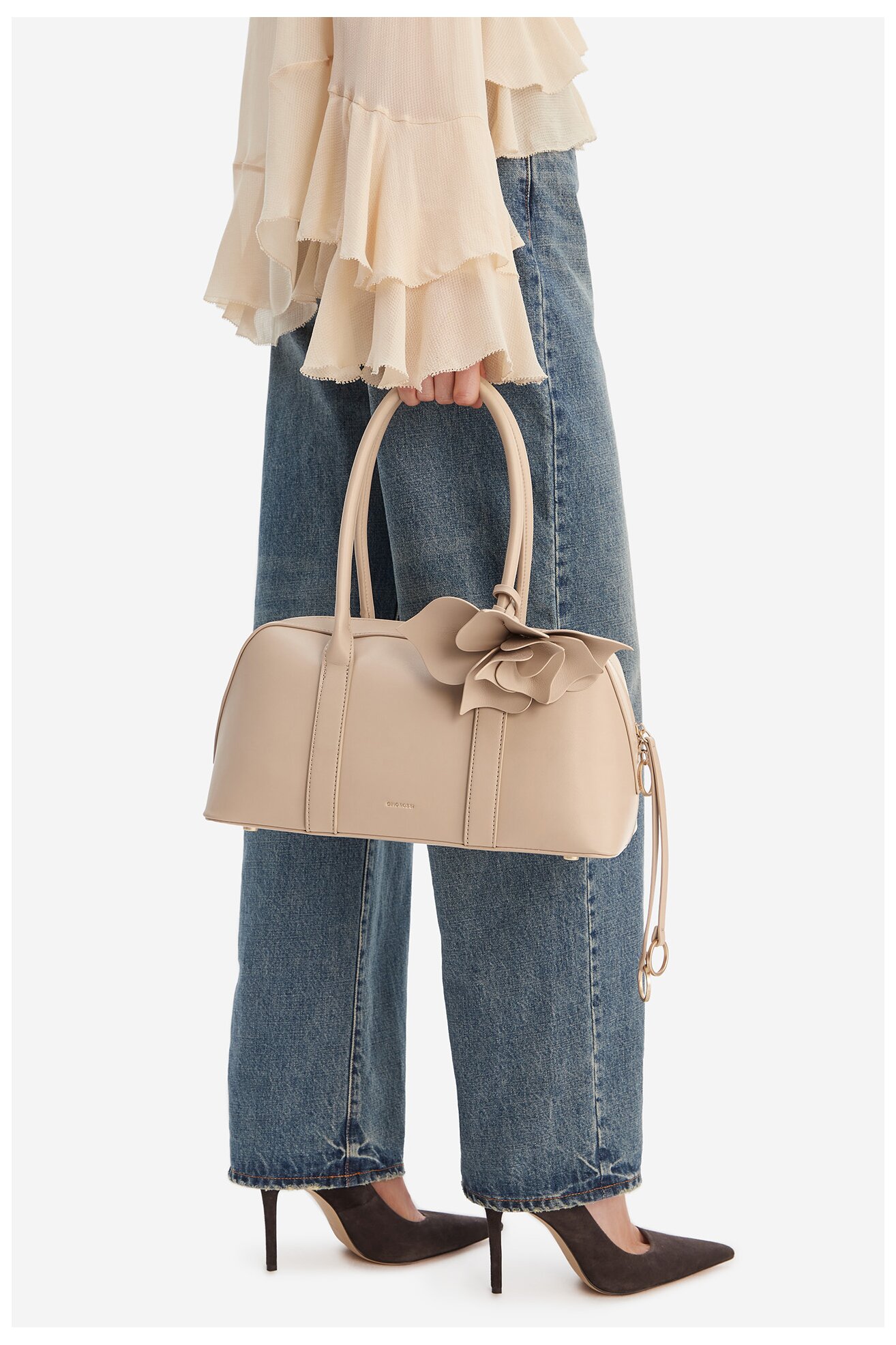 Сумка З Ремінцем Gino Rossi C-LDA8017A БЕЖЕВИЙ