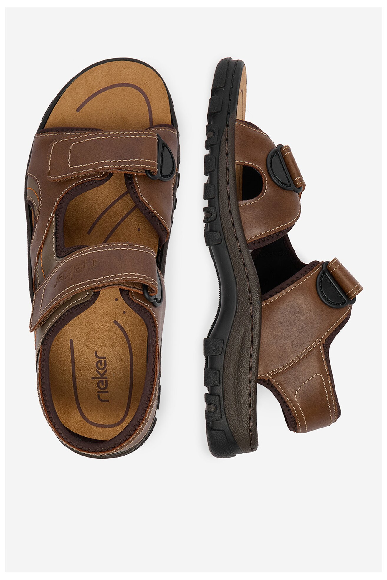 Sandały Rieker CEO-25053-22 Brązowy