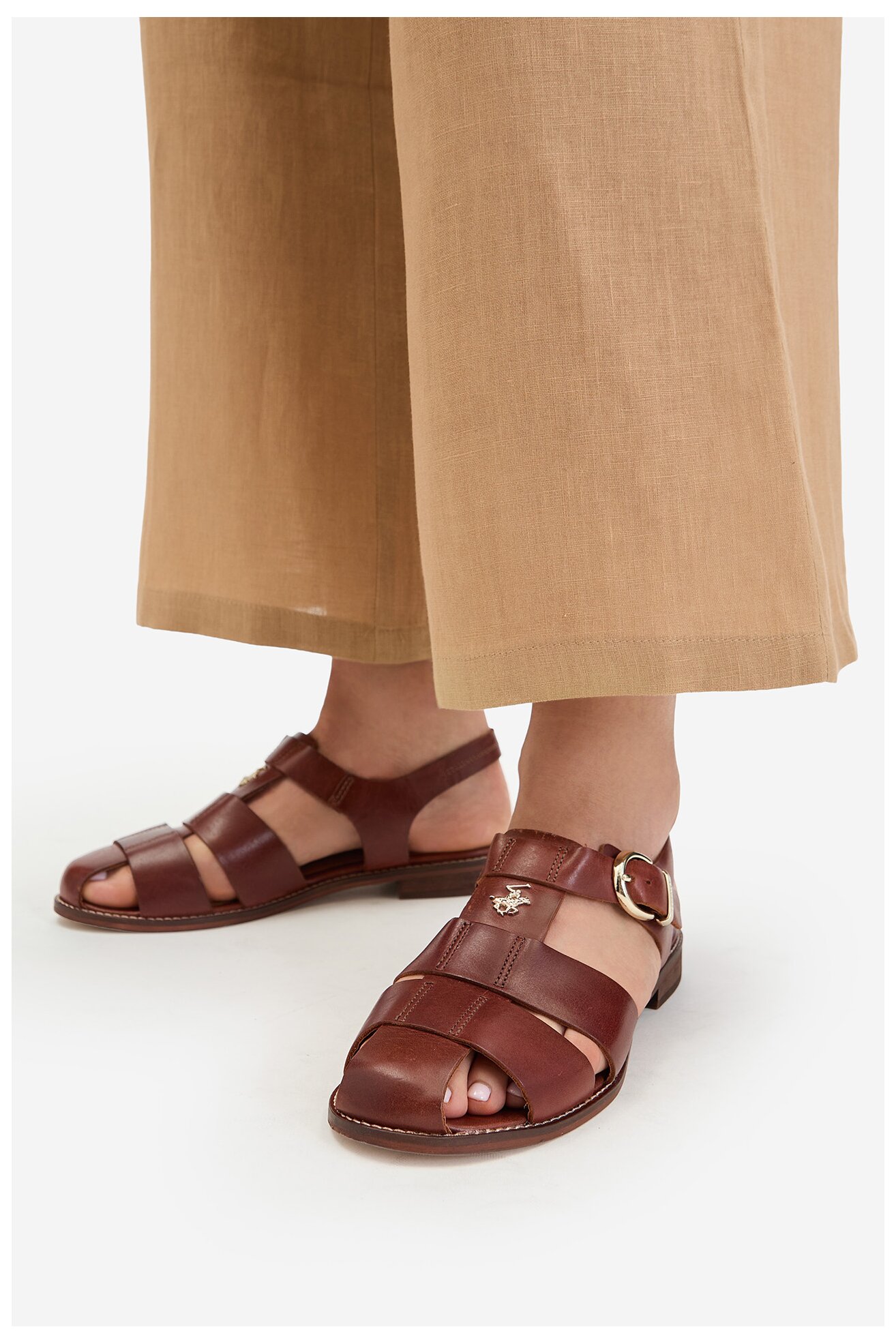 Sandały Beverly Hills Polo Club EO-WB-GEMMA-13 Brązowy