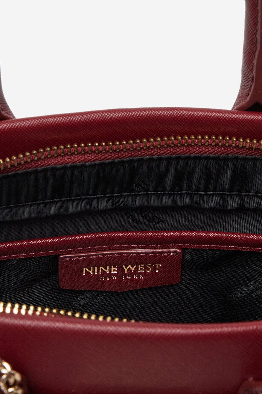 
                Сумка З Ремінцем NINE WEST БОРДОВИЙ - 5907964154761