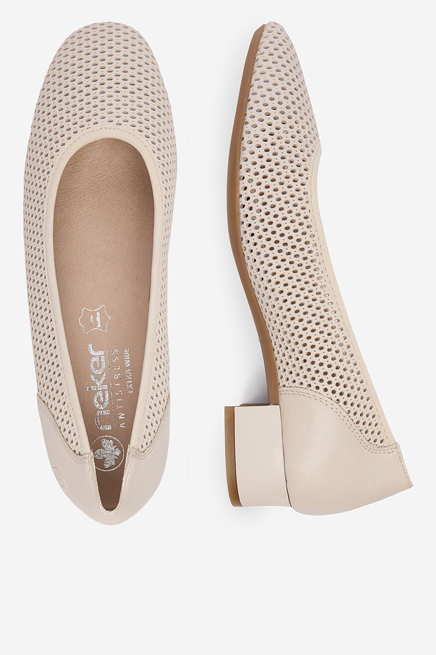 
                Rieker - Czółenka skórzane - 5906751831168