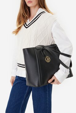 Сумка З Ремінцем Beverly Hills Polo Club CEO-BHPC-L-007-08 ЧОРНИЙ