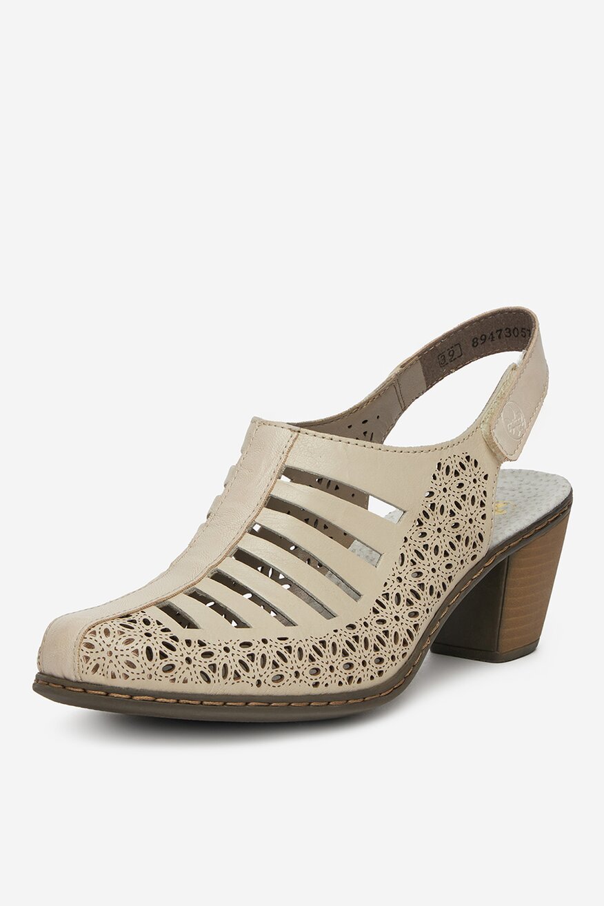 
                Rieker - Czółenka skórzane - 5906751764626